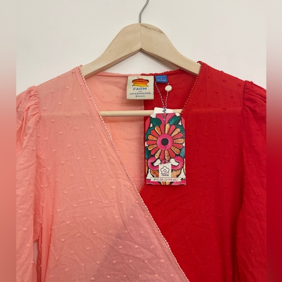 NEW Farm Rio Long Sleeve Puff Top - Picture 3 of 7